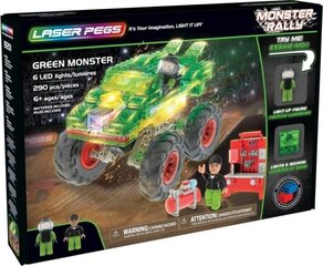 Konstruktors Laser Pegs Green Monster, 290 d. cena un informācija | Konstruktori | 220.lv