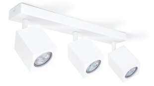 Virsmā montējams halogēna sienas/galda gaismeklis LED Quantus x3 cena un informācija | Griestu lampas | 220.lv