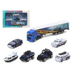 Automašīnu pārvadāšanas kravas automašīna Action Team 28 x 13 cm​​​​​​ cena un informācija | Rotaļlietas zēniem | 220.lv