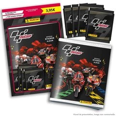 Uzlīmju komplekts Panini Moto GP Starter Pack uzlīmju albums, 4 aploksnes (franču valodā)​​​​​​ cena un informācija | Attīstošās rotaļlietas | 220.lv