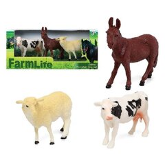 фигурок животных Farm (28 x 12 cm) (3 pcs) цена и информация | Конструктор автомобилей игрушки для мальчиков | 220.lv