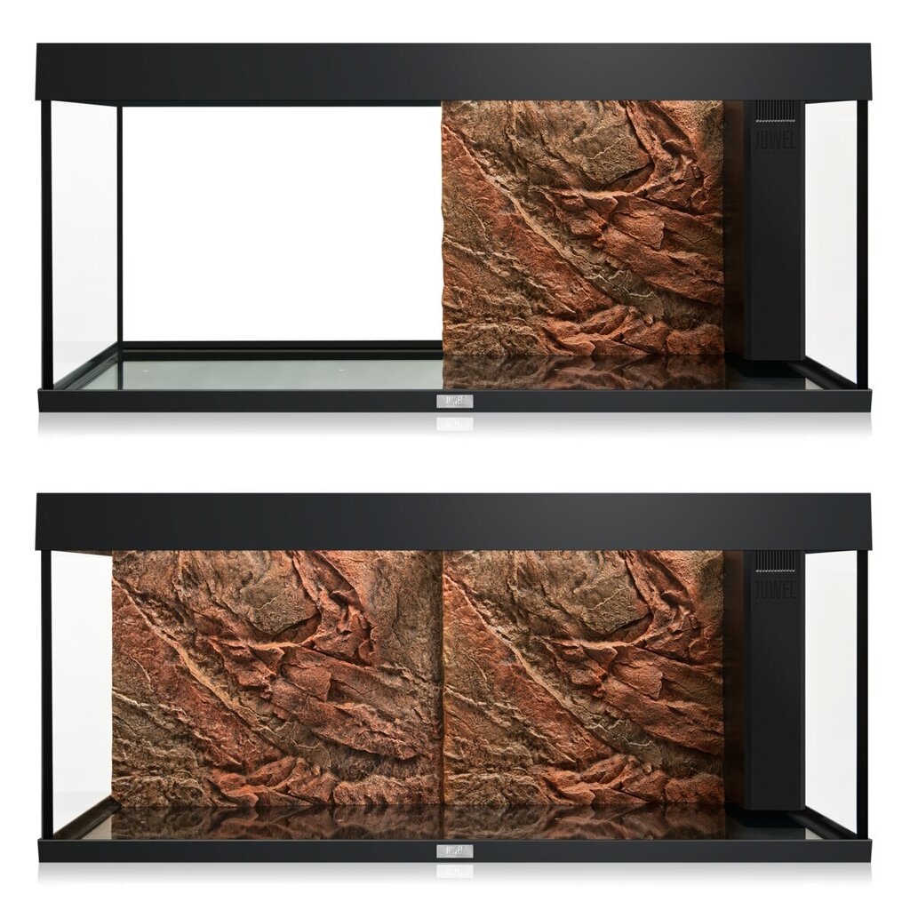 Juvel Cliff Tumšais strukturālais fons, 60x55x3,5cm cena un informācija | Akvārija augi, dekori | 220.lv