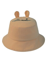 Панама BE SNAZZY Bunny Dark Beige CDL-0014 520763819 цена и информация | Шапки, перчатки, шарфы для девочек | 220.lv
