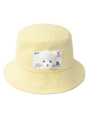 Cepure meitenēm Be Snazzy Teddy CDL-0004 520763810, dzeltena cena un informācija | Cepures, cimdi, šalles meitenēm | 220.lv