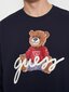 Džemperis vīriešiem Guess Jeans Eco Max Guess Bear M4RQ34, zils cena un informācija | Vīriešu džemperi | 220.lv
