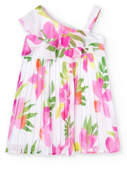 Платье BOBOLI Flower Print Pink 728153 520239667 цена и информация | Платья для девочек | 220.lv