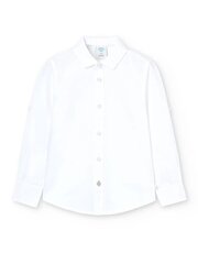 Krekls zēniem Boboli 738031 520239746, balts цена и информация | Рубашки для мальчиков | 220.lv