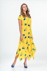 Платье Loriata 2538 Yellow Print 2538 563952432, желтый цена и информация | Платья | 220.lv