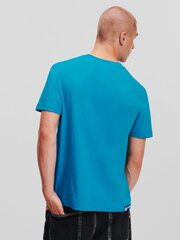 T-krekls vīriešiem Karl Lagerfield Jeans Skate Caribbean Sea 240D1701 563760182, zils цена и информация | Мужские футболки | 220.lv