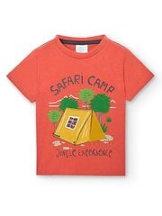 Футболка для мальчика Boboli, оранжевая цена и информация | Рубашки для мальчиков | 220.lv