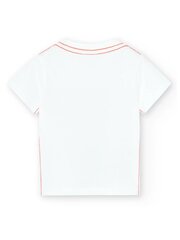 Футболка для мальчика Boboli, белая цена и информация | Рубашки для мальчиков | 220.lv