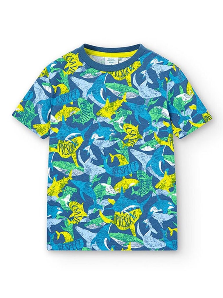 T-krekls zēniem Boboli 528195 520239538, zils cena un informācija | Zēnu krekli | 220.lv