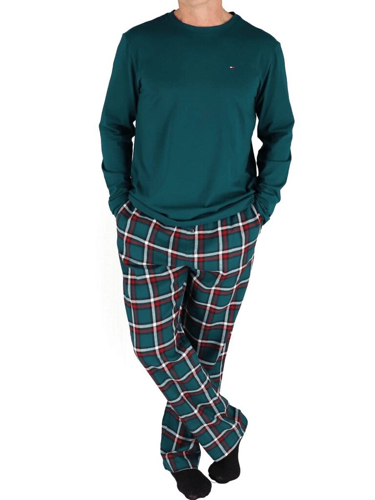 Tommy Hilfiger pidžama vīriešiem 545667948, zaļa цена и информация | Vīriešu halāti, pidžamas | 220.lv