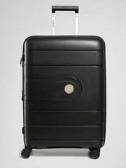 Чемодан BIKKEMBERGS Adam Black BKTR00302W цена и информация | Чемоданы, дорожные сумки | 220.lv