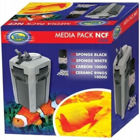 Aqua Nova MPACK-2000 kasetņu komplekts NCF-2000 цена и информация | Akvāriji un aprīkojums | 220.lv