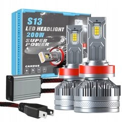 Spuldzes Led H7, S13, 200W, 2 gab. цена и информация | Автомобильные лампочки | 220.lv