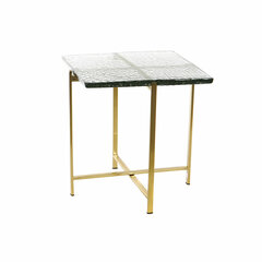 Вспомогательный стол DKD Home Decor Стеклянный Позолоченный Металл (48 x 47,5 x 49 cm) цена и информация | Журнальные столики | 220.lv