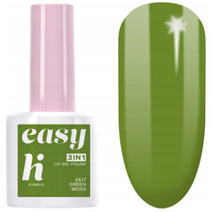 Hibrīda nagu laka Hi Hybrid Easy 3in1, 617 Green Moss, 5 ml cena un informācija | Nagu lakas, stiprinātāji | 220.lv