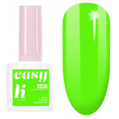 Hibrīda nagu laka Hi Hybrid Easy 3in1, 614 Green Monster, 5 ml цена и информация | Лаки для ногтей, укрепители | 220.lv