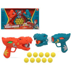 Пистолет, стреляющий мячиками Shock Dinosaur цена и информация | Игрушки для мальчиков | 220.lv