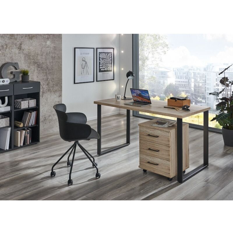 Atvilktņu kaste Aatrium Home Desk, 46x40x58 cm, brūna cena un informācija | Datorgaldi, rakstāmgaldi, biroja galdi | 220.lv