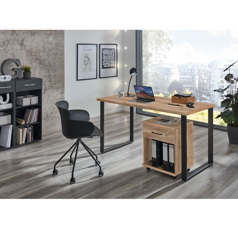 Atvilktņu kaste Aatrium Home Desk, 46x40x58 cm, brūna цена и информация | Datorgaldi, rakstāmgaldi, biroja galdi | 220.lv
