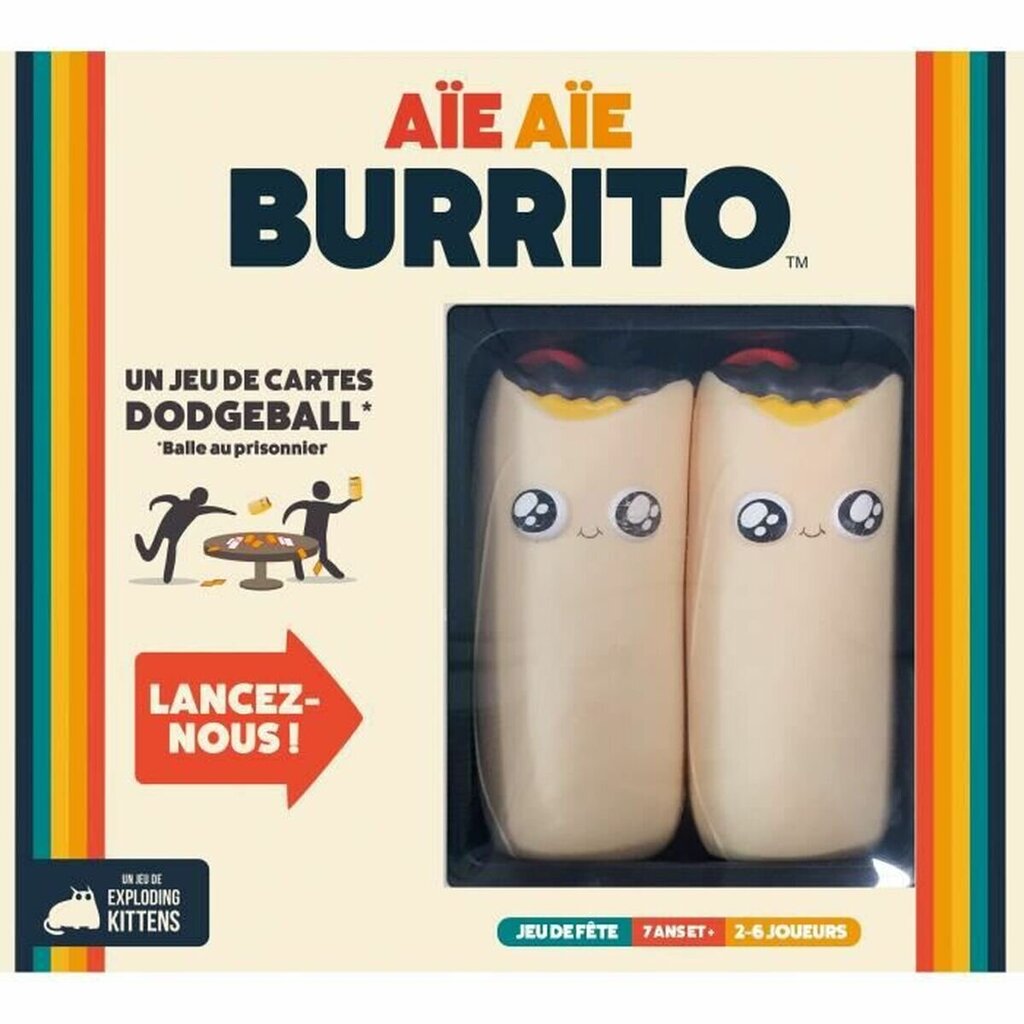 Galda spēle Asmodee Aïe Aïe Burrito, FR​​​​​​​ cena un informācija | Galda spēles | 220.lv