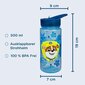 Ūdens pudele Paw Patrol, 500 ml цена и информация | Ūdens pudeles | 220.lv