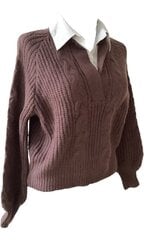Džemperis sievietēm Jean Louis Francoise, brūns cena un informācija | Sieviešu džemperi | 220.lv