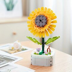 Konstruktors - puķe podiņā Sunflower cena un informācija | Konstruktori | 220.lv
