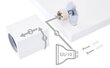 Idea Led Halogēna sienas/galda gaismeklis LED Quantus x4 cena un informācija | Griestu lampas | 220.lv