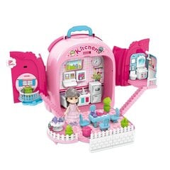 Кукольная мобильная кухня 3 в 1 в рюкзаке, WOOPIE цена и информация | Игрушки для девочек | 220.lv