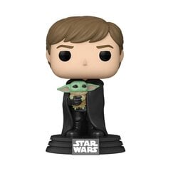 Funko POP! Star Wars Mandalorian Luke with Grogu cena un informācija | Datorspēļu suvenīri | 220.lv