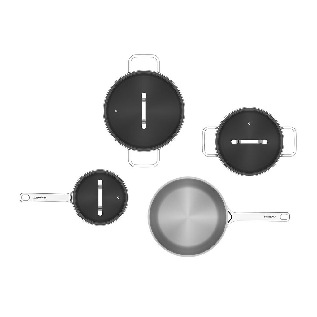 Katlu komplekts BergHOFF Helix, 7 gab. cena un informācija | Katli, tvaika katli | 220.lv