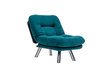 Krēsla gulta Misa Small Solo, zaļa цена и информация | Atpūtas krēsli | 220.lv