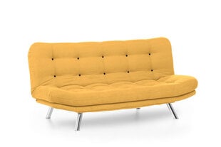 Dīvāns-gulta Misa, dzeltena cena un informācija | Dīvāni | 220.lv