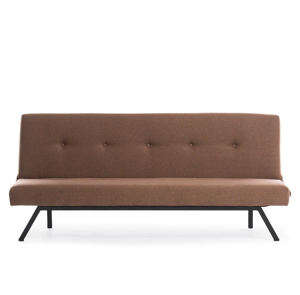Dīvāns-gulta Zola, brūns цена и информация | Dīvāni | 220.lv
