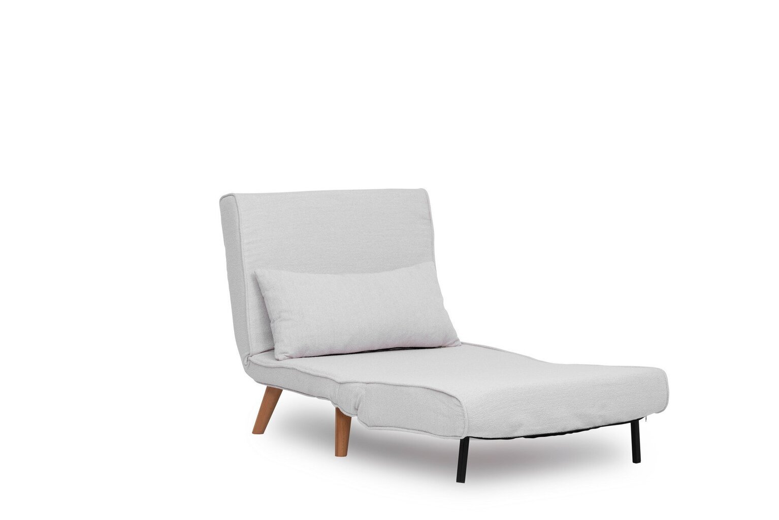 Krēsla gulta Folde, balta цена и информация | Atpūtas krēsli | 220.lv