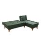 Stūra dīvāns Santo, zaļš cena un informācija | Stūra dīvāni | 220.lv