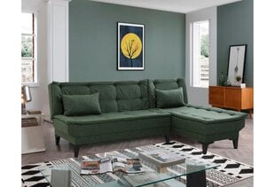 Stūra dīvāns Santo, zaļš цена и информация | Угловые диваны | 220.lv
