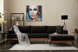 Stūra dīvāns Liva, melns cena un informācija | Stūra dīvāni | 220.lv