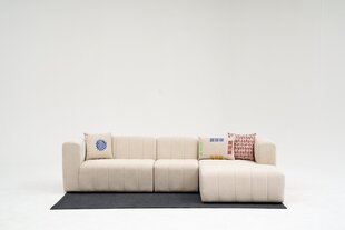 Stūra dīvāns Beyza, bēšs цена и информация | Угловые диваны | 220.lv