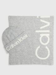 Komplekts Calvin Klein Reverso Tonal Mid Grey Heather 545010456 цена и информация | Женские шарфы, платки | 220.lv