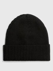 Шапка CALVIN KLEIN Classic Cotton Rib Beanie K50K510982BAX 545010564 цена и информация | Мужские шарфы, шапки, перчатки | 220.lv