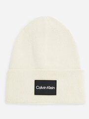Cepure Calvin Klein Fine Cotton Rib Beanie 545010571 cena un informācija | Vīriešu cepures, šalles, cimdi | 220.lv