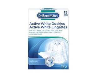 Салфетки для стирки белого белья Dr.Beckmann Active White, 15 шт цена и информация | Средства для стирки | 220.lv