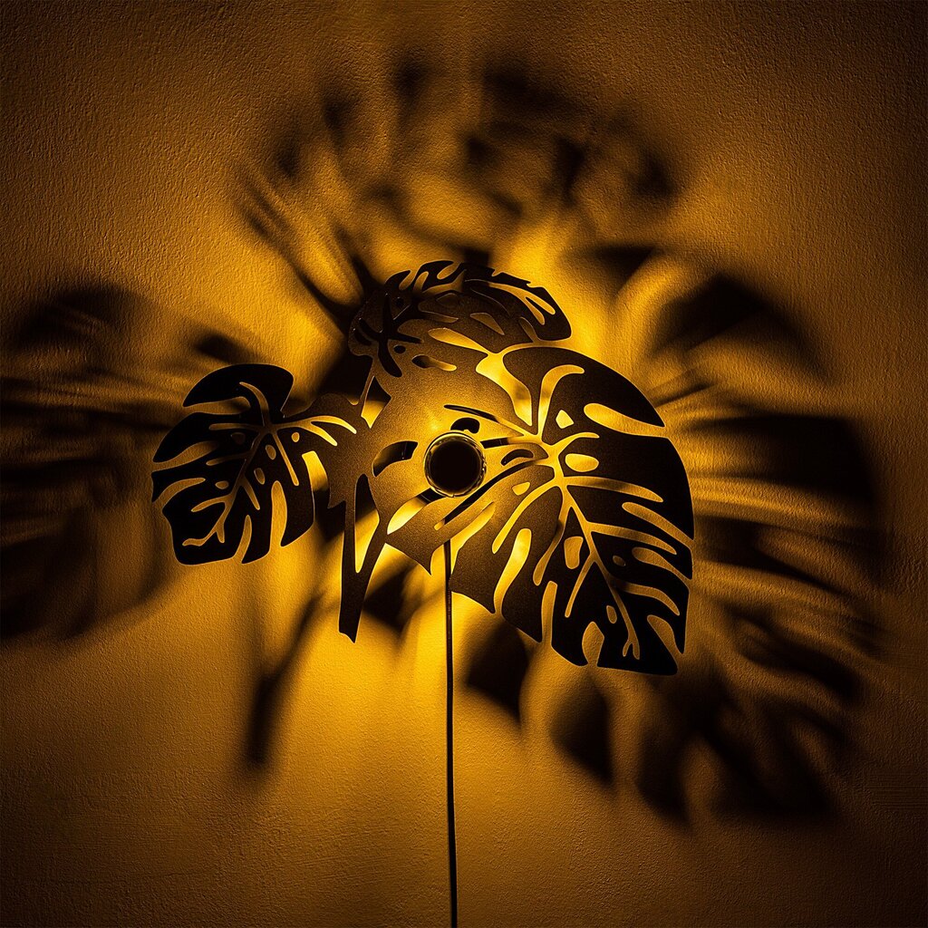 Sieninis šviestuvas Leaves cena un informācija | Sienas lampas | 220.lv