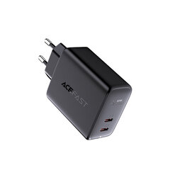 Сетевое зарядное устройство Acefast USB Type C / USB 32W, PPS, PD, QC 3.0, AFC, FCP белое (A5) цена и информация | Зарядные устройства для телефонов | 220.lv