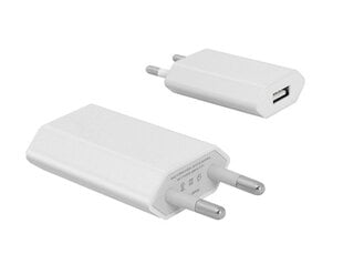 Адаптер переменного тока USB 1000 мА. Зарядное устройство USB. цена и информация | Зарядные устройства для телефонов | 220.lv