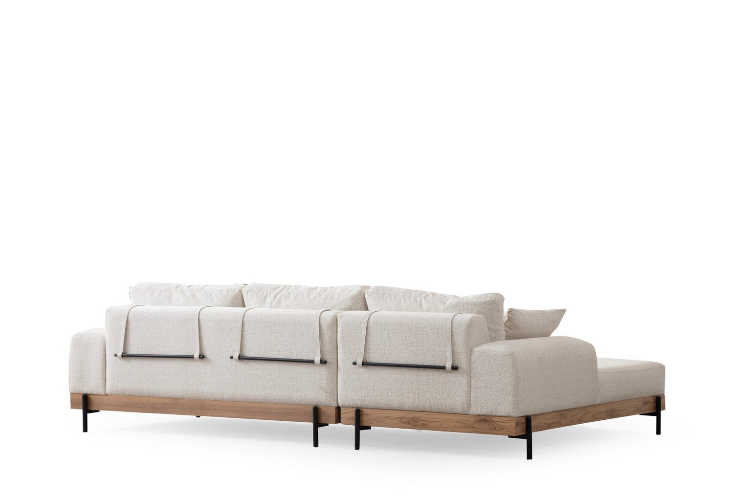 Stūra dīvāns Eti, balts цена и информация | Stūra dīvāni | 220.lv